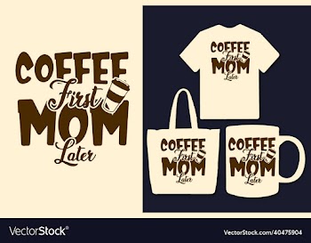 typography coffee lettering t shirt design quotes