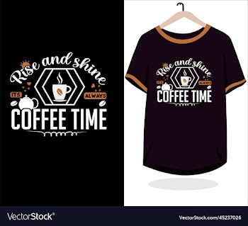 typography-coffee-t-shirt-design