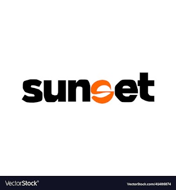 typography logo type sunset art