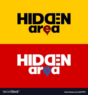 typography sign hidden area art