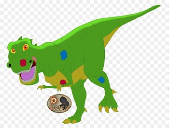 Tyrannosaurus Illustration Clip art Character Fauna - bandcamp poster 
