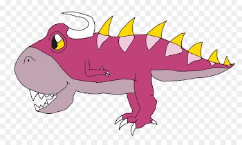 Tyrannosaurus Illustration Clip art Jaw Pink M - dol 
