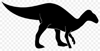 Tyrannosaurus Ornithopod Dinosaur Silhouette Clip art - dinosaur vector 