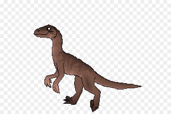 Tyrannosaurus Pixel art Drawing Velociraptor Line art - troodon icon 