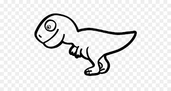 Tyrannosaurus Rex, Drawing, Coloring Book, White, Line Art PNG