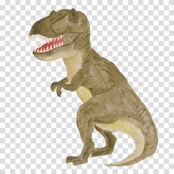 Tyrannosaurus Watercolor painting Poster, painting transparent background PNG clipart