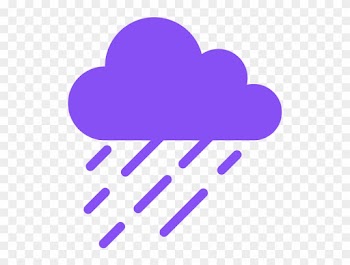 U 1 F 327 Raincloud - Rainy Cloud Emoji Png
