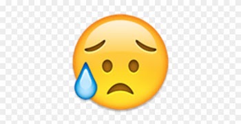U 1f625 - Sad Face Emoji Transparent