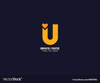 u letter logo
