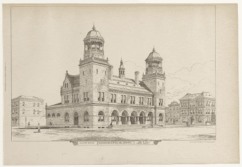 U. S. Post Office at Minneapolis. | Free Photo - rawpixel
