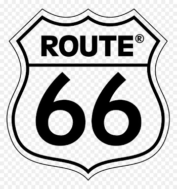 U.S. Route 66 Logo Road Decal Sticker - road 