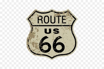 U.S. Route 66 Number Logo Brand Product - sticker route 66 
