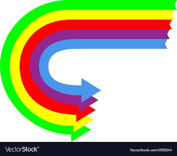 U Turn Arrows vector image