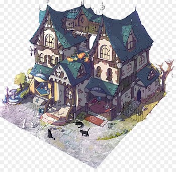 u539fu753b Architecture Video game artist - Retro Castle 