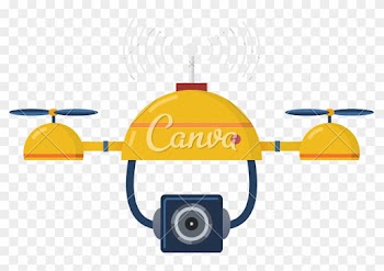 Uav Camera Drone Colorful Illustration - Uav Camera Drone Colorful Illustration