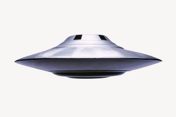 UFO collage element, flying object | Free PSD - rawpixel