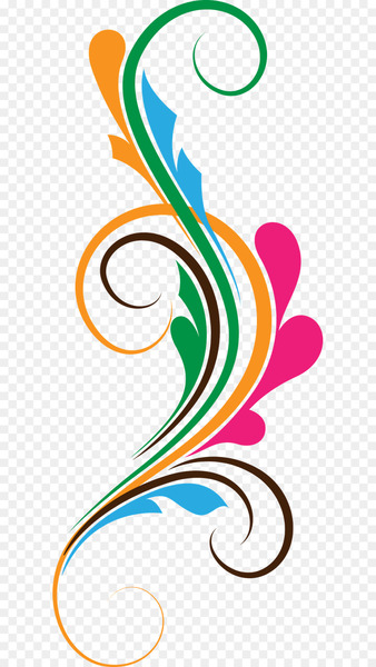 Ugadi Wish Telugu Desktop Wallpaper - Vector lines 