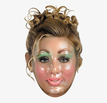 Ugly Png Photo - Transparent Young Female Woman Plastic Mask ...
