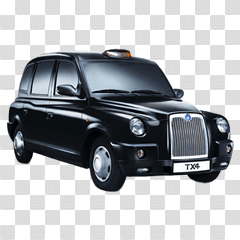 UK Black Cab transparent PNG - StickPNG