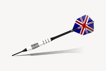 UK flag dart clipart, sport | Free Vector - rawpixel