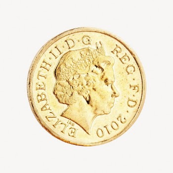 UK one pound sterling sticker, | Free PSD - rawpixel