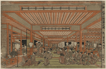 Ukie shin-yoshiwara sōjimai no zu. | Free Photo - rawpixel