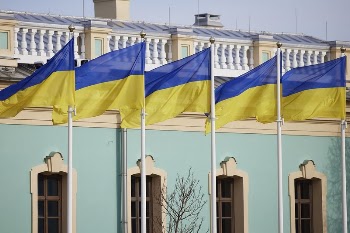 Ukraine flag in Kyiv. | Free Photo - rawpixel