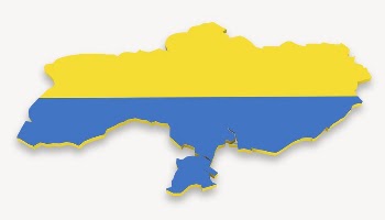 Ukraine flag map sticker psd | Free PSD - rawpixel