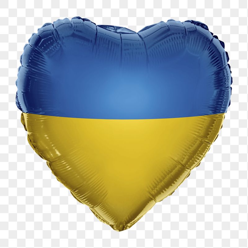 Ukraine flag png balloon on transparent | Free PNG - rawpixel