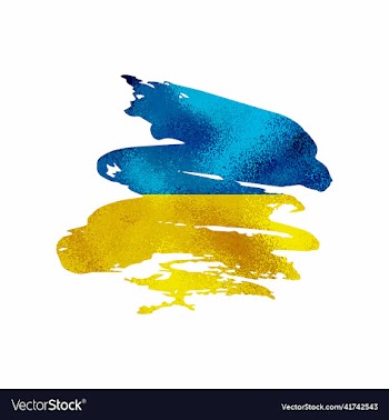 ukrainian flag isolated on white background