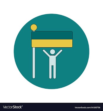 Ukrainian independence day vector image