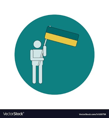 Ukrainian independence day vector image