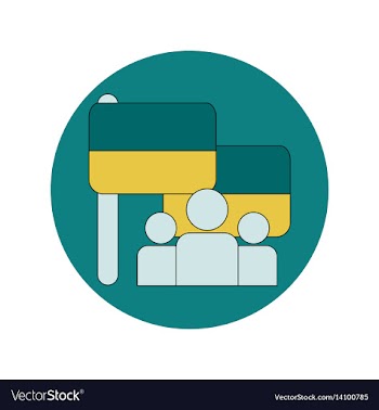 Ukrainian independence day vector image