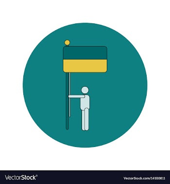 Ukrainian independence day vector image