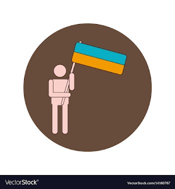Ukrainian independence day vector image