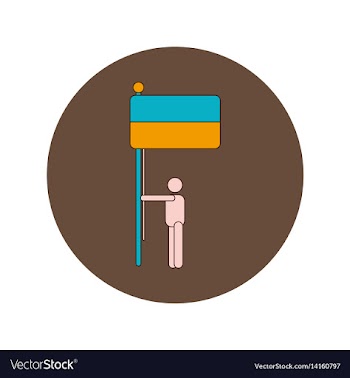 Ukrainian independence day vector image