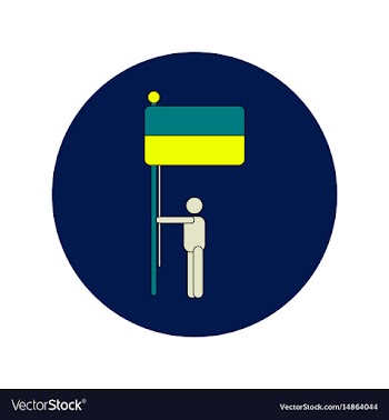 Ukrainian independence day vector image