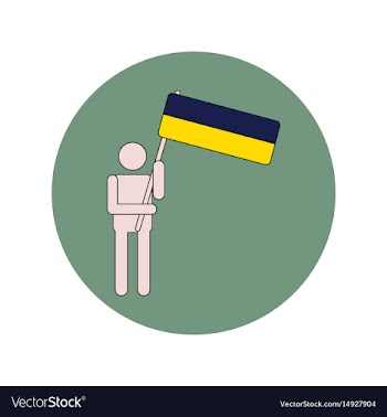 Ukrainian independence day vector image