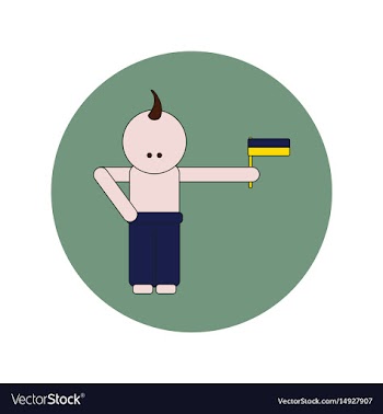 Ukrainian independence day vector image