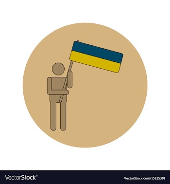 Ukrainian independence day vector image