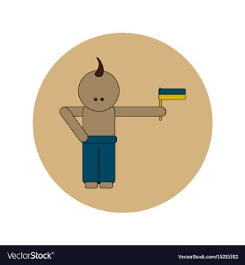 Ukrainian independence day vector image