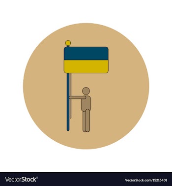 Ukrainian independence day vector image