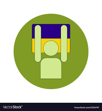 Ukrainian independence day vector image