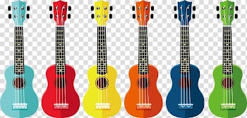 Ukulele Drawing , Color guitar transparent background PNG clipart