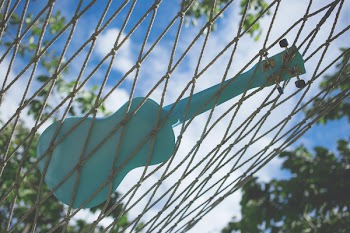 Ukulele on a hammock 3