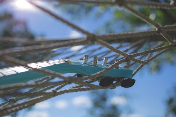 Ukulele on a hammock 4