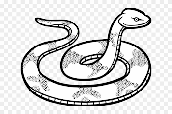 Ular Clipart - Snake Clip Art Black And White - Free Transparent PNG ...