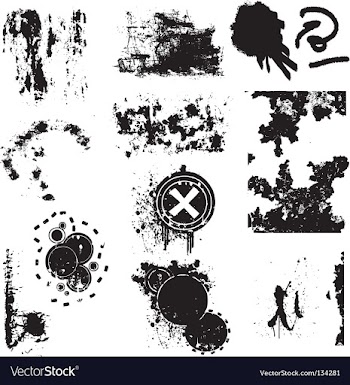 Ultimate grunge pack three vector image
