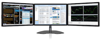 UltraFlex Trio Elite: Triple-Screen Professional Display with Top ...