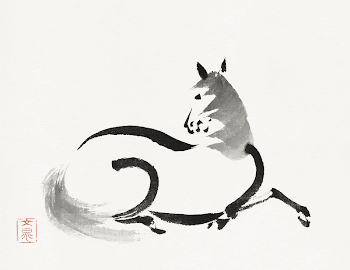 Uma (1870-1910) Japanese horse illustration. | Free Photo Illustration - rawpixel